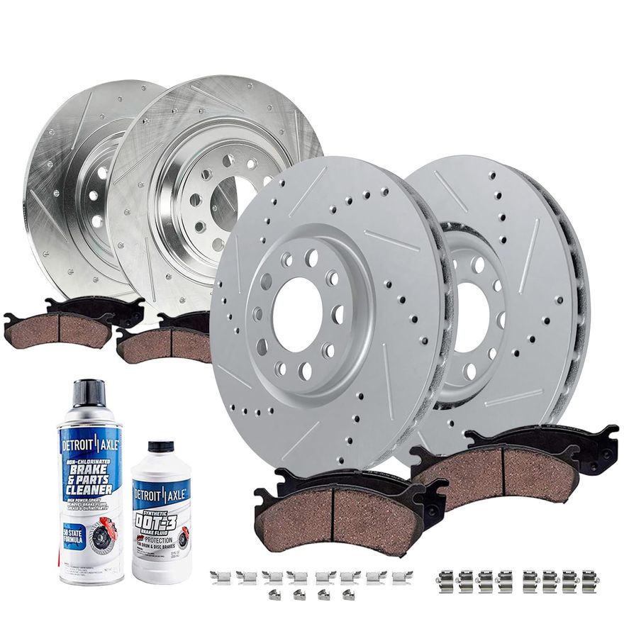 Main Image - Front Rear Rotors Brake Pads