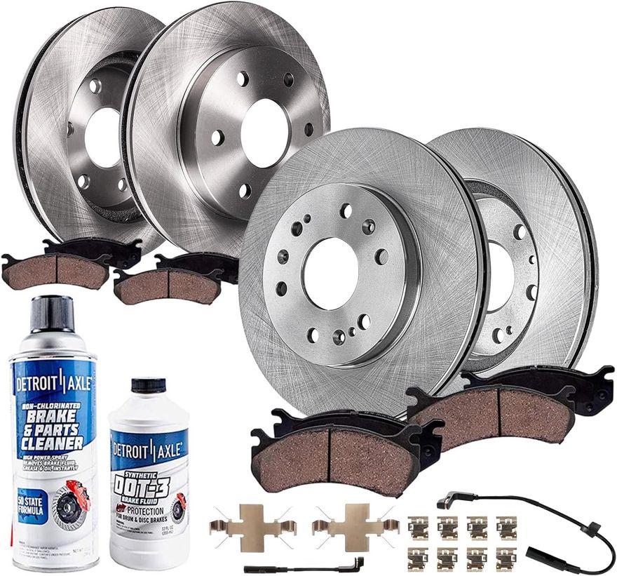 Main Image - Front Rear Rotors Brake Pads