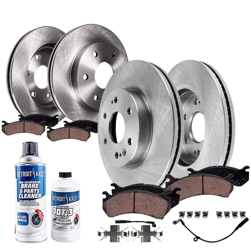 Main Image - Front Rear Rotors Brake Pads
