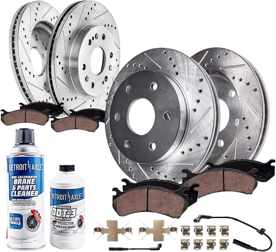 Main Image - Front Rear Rotors Brake Pads