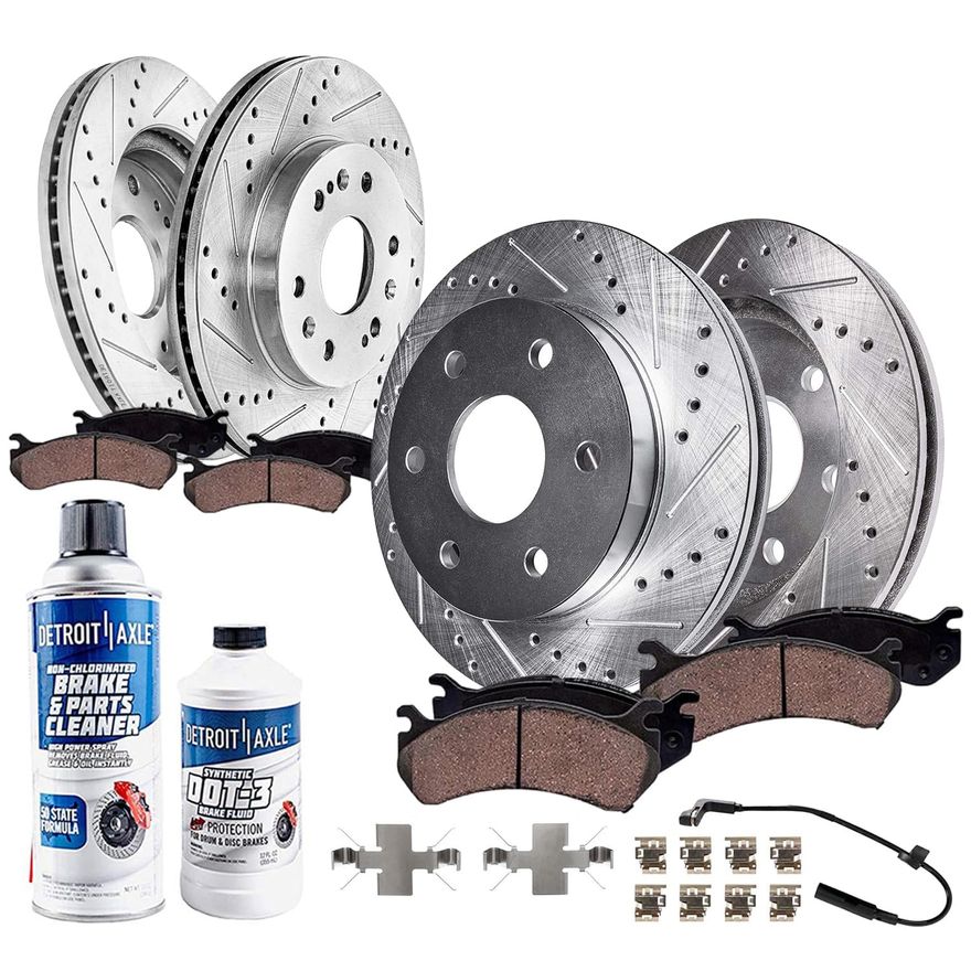 Main Image - Front Rear Rotors Brake Pads