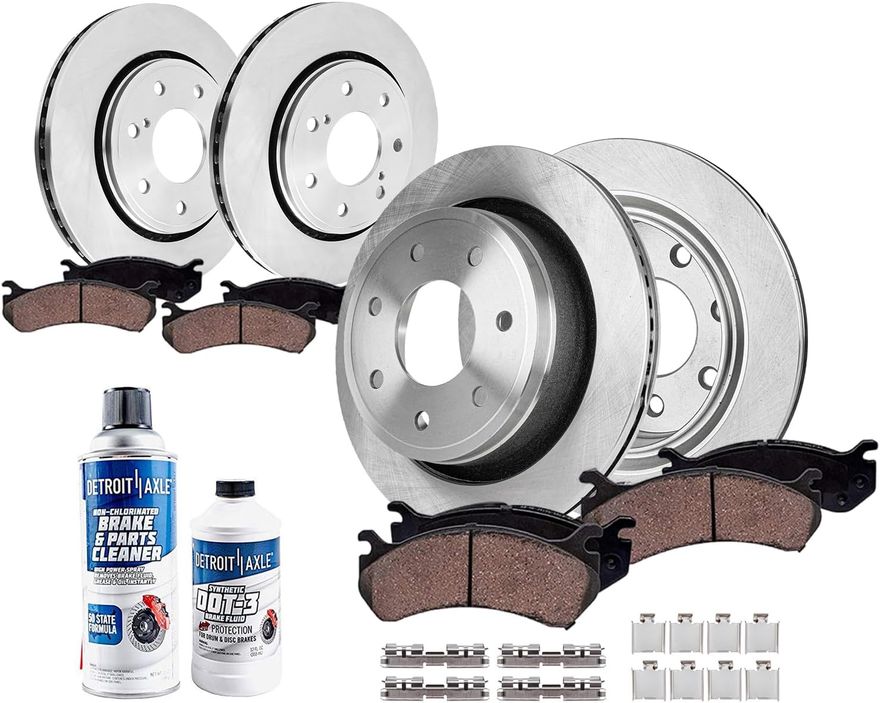 Main Image - Front Rear Rotors Brake Pads