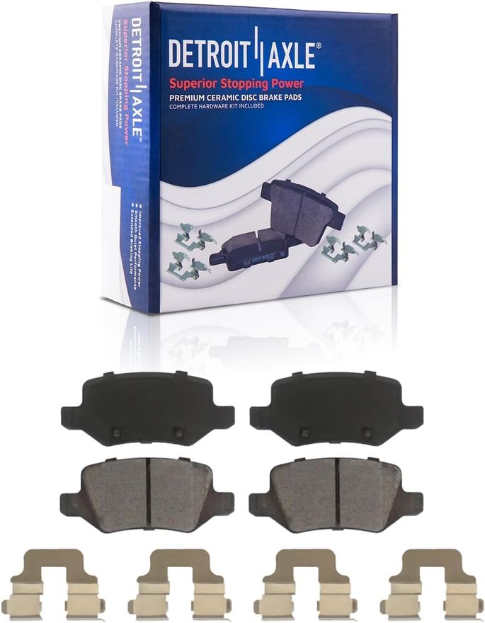 Rear Ceramic Brake Pad - P-1358 x2