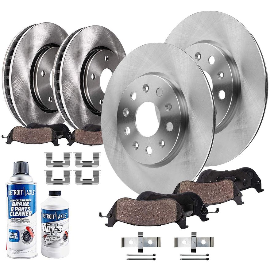 Main Image - Front Rear Rotors Brake Pads