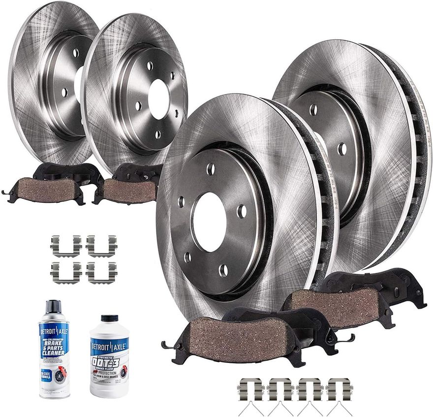 Main Image - Front & Rear Rotors Brake Pads