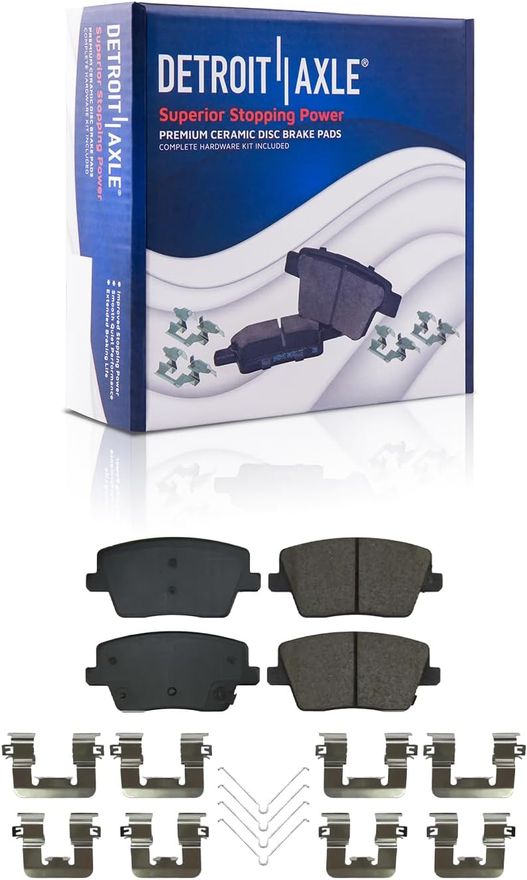 Rear Ceramic Brake Pad - P-2212 x2