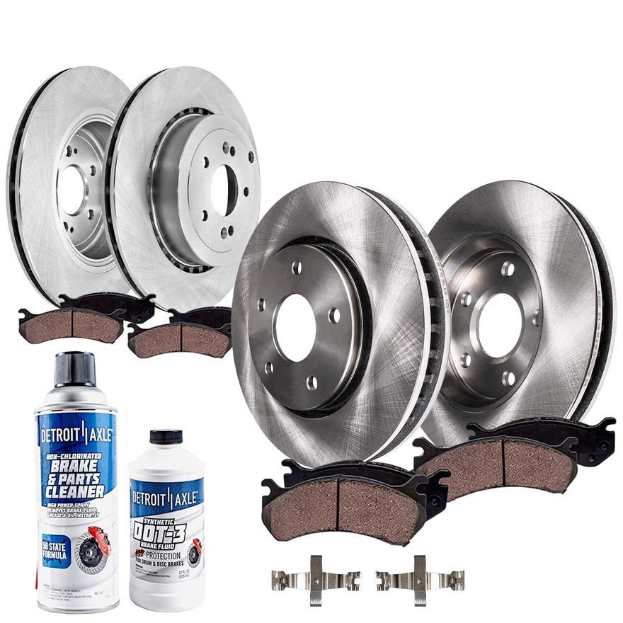 Main Image - Front Rear Rotors Brake Pads