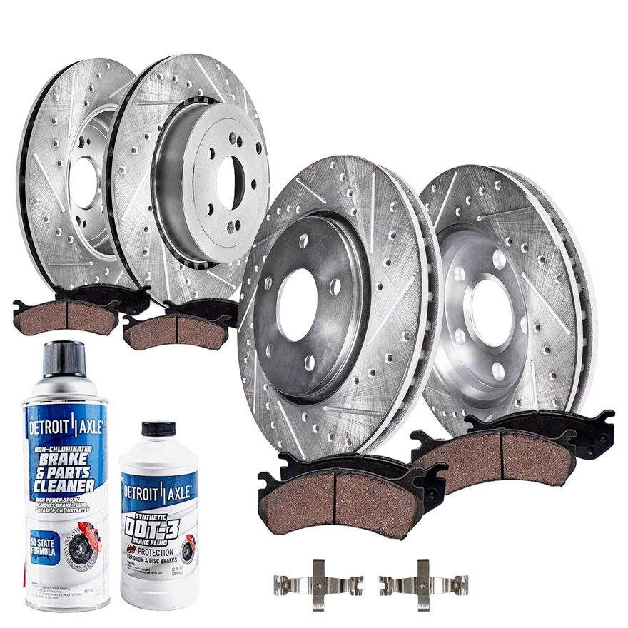 Main Image - Front Rear Rotors Brake Pads