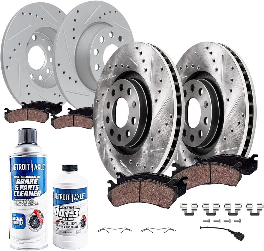 Main Image - Front Rear Rotors Brake Pads