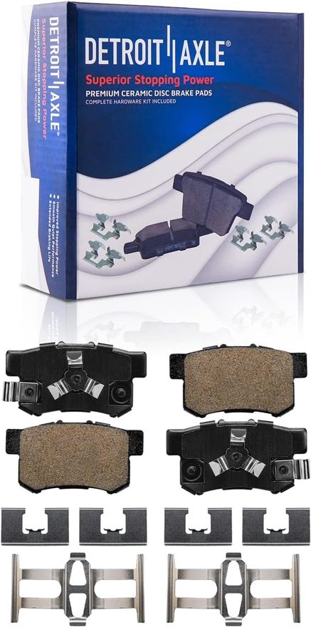 Rear Ceramic Brake Pad - P-1086 x2