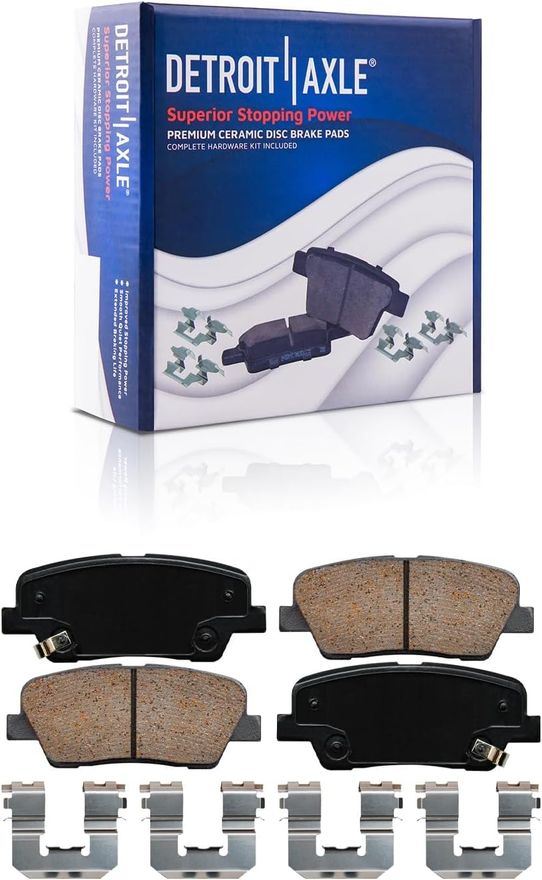 Rear Ceramic Brake Pad - P-1387 x2