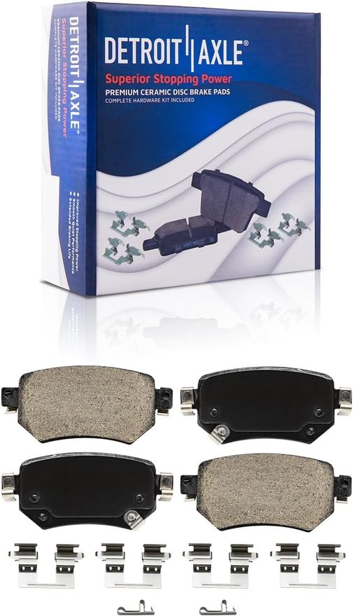 Rear Ceramic Brake Pad - P-1874 x2