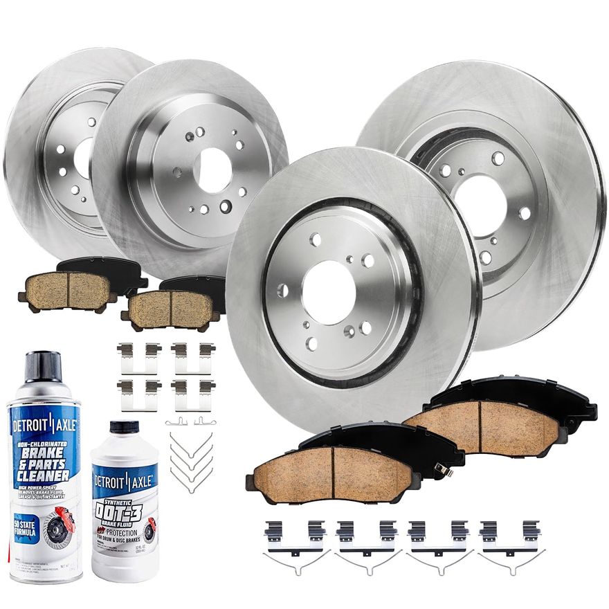 Main Image - Front Rear Rotors Brake Pads