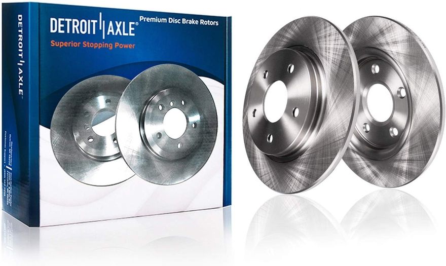 Rear Drilled Disc Brake Rotor - S-800256 x2