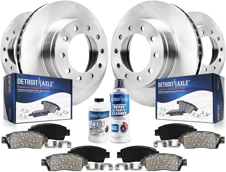 Main Image - Front Rear Rotors Brake Pads Kit