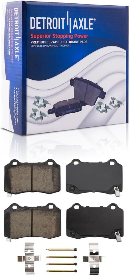 Rear Ceramic Brake Pad - P-1270 x2