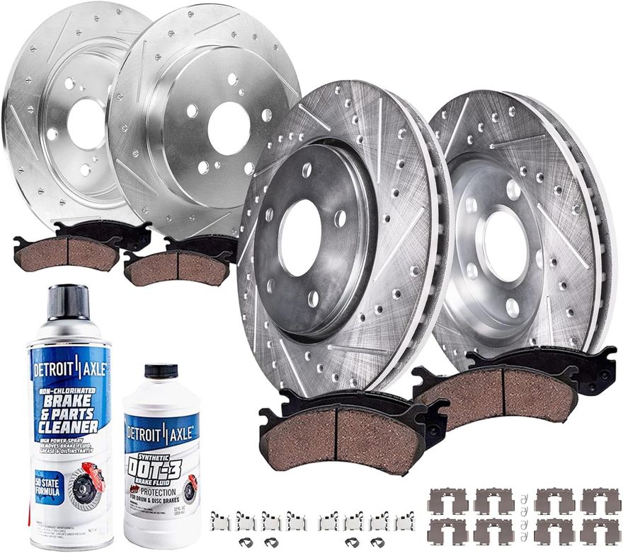 Main Image - Front Rear Rotors Brake Pads