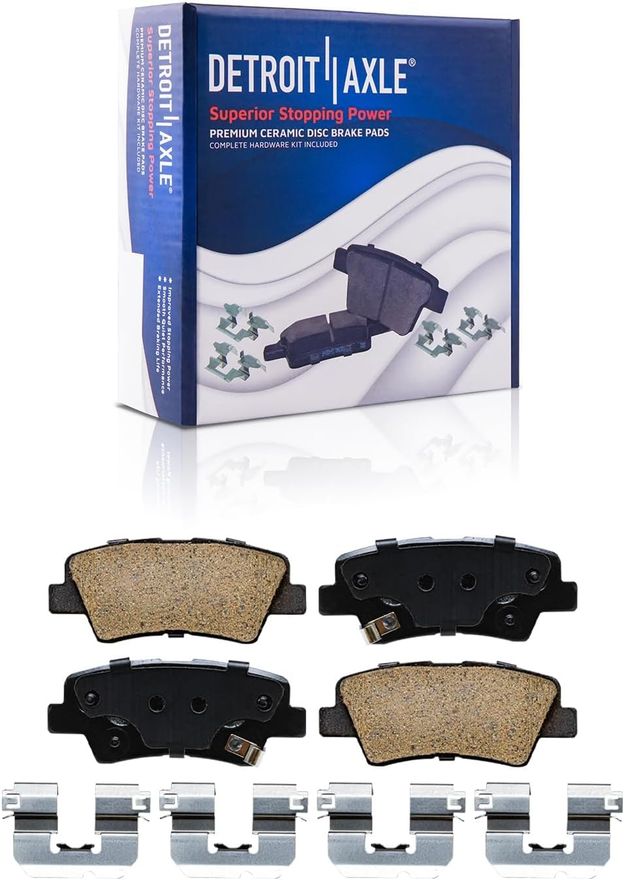 Rear Ceramic Brake Pad - P-1848 x2