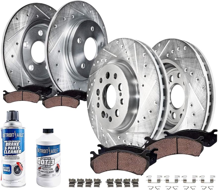 Main Image - Front Rear Rotors Brake Pads