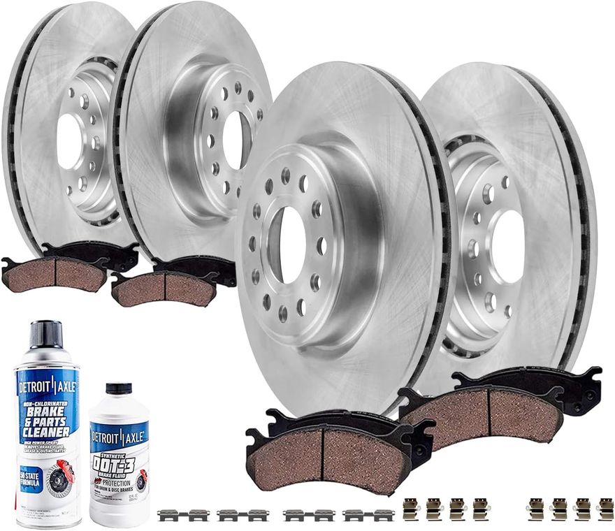 Main Image - Front Rear Rotors Brake Pads