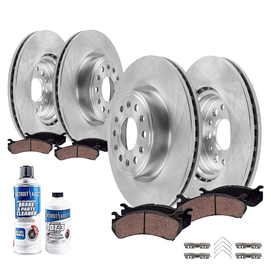 Main Image - Front Rear Rotors Brake Pads