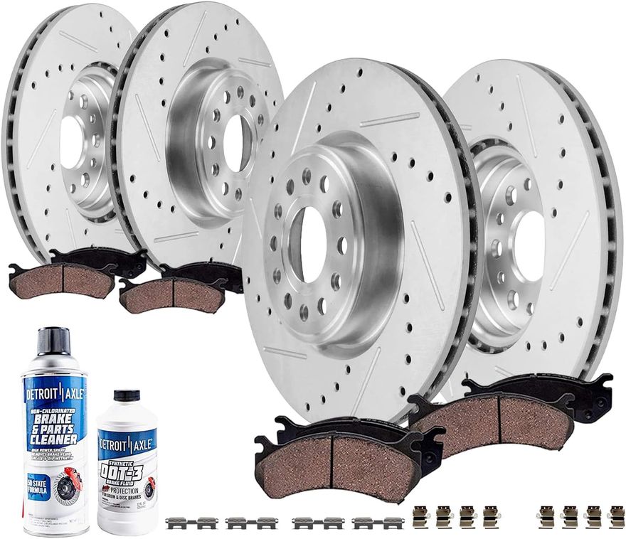 Main Image - Front Rear Rotors Brake Pads