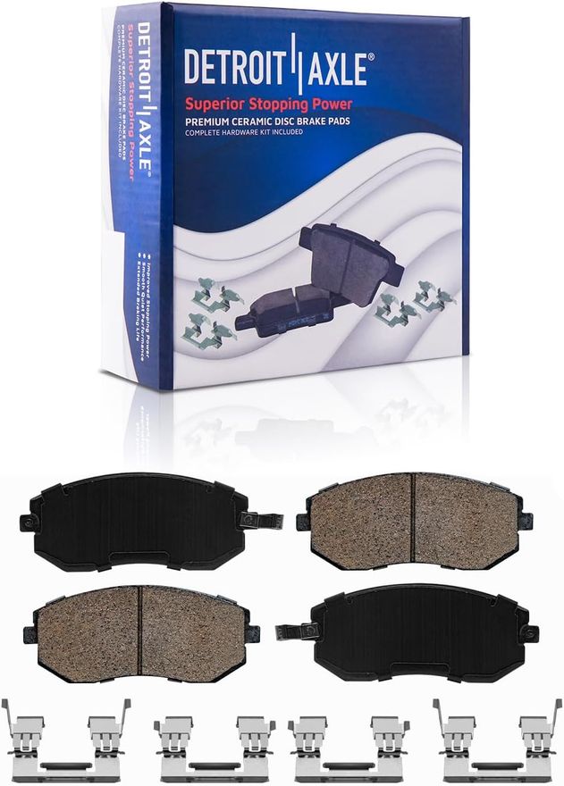Front Ceramic Brake Pad - P-1539 x2