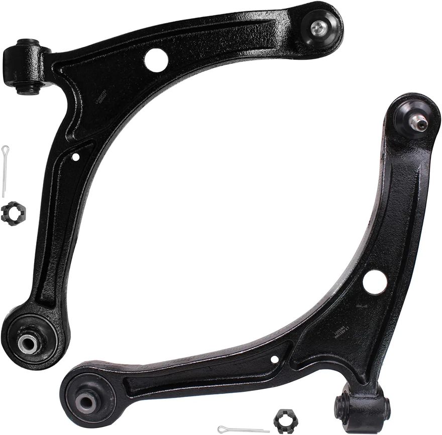 SCITOO 8-Piece Front End Suspension Kit For 2004-2010 Pontiac G6 & Malibu – Control Arms, Tie Rods, Sway Bar