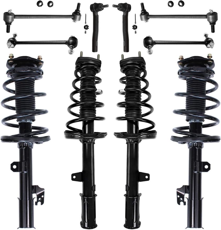 Main Image - Front Rear Struts Sway Bars Kit