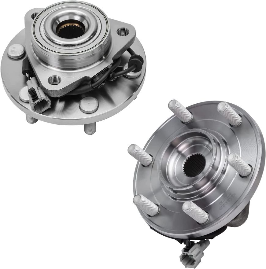 Front Wheel Hub and Bearings - BR930926 x2