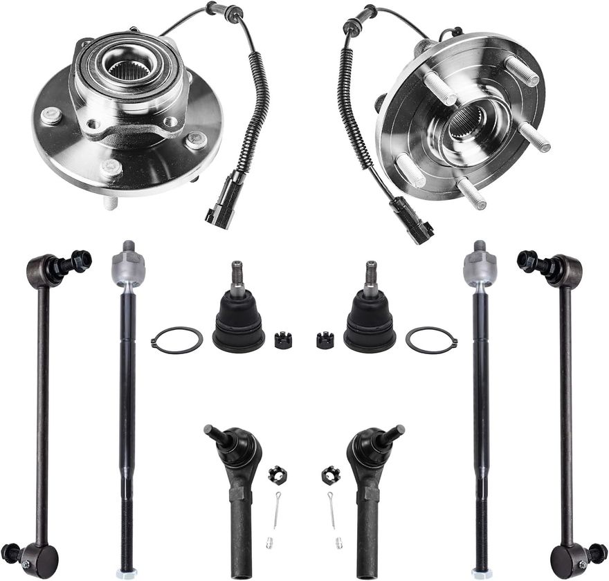 Main Image - Front Wheel Hubs Tie Rods Kit