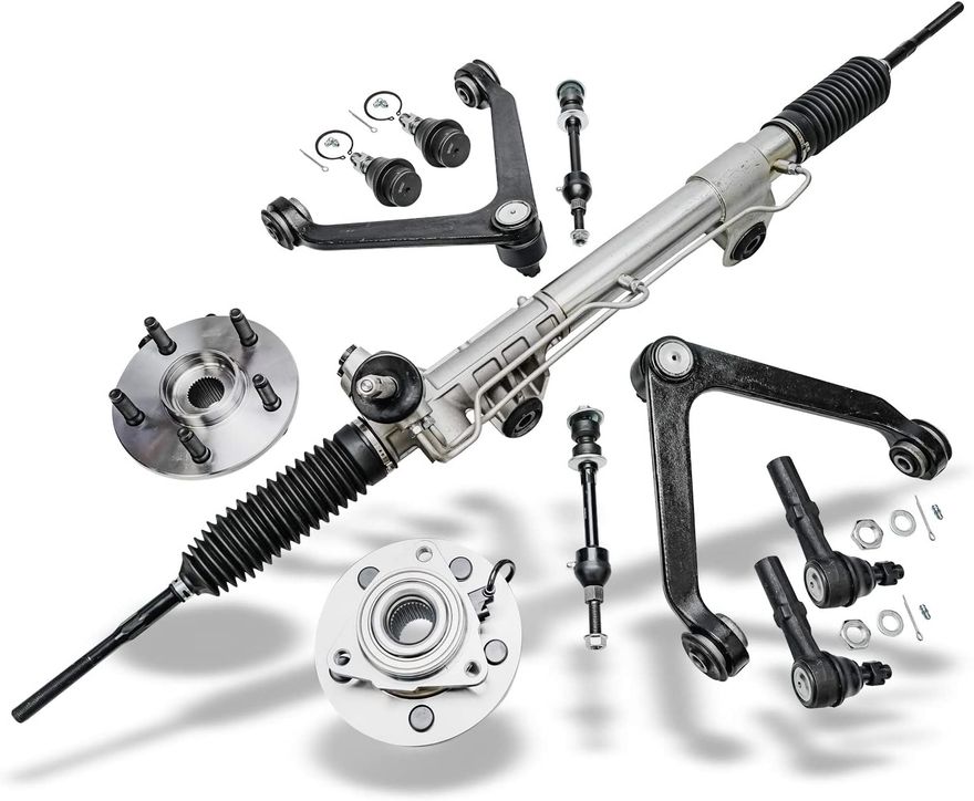 Detroit Axle 12pc Front End Kit For 2001-2004 Chevy Tracker Suzuki Vitara