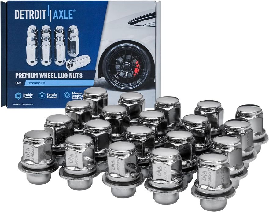 Chrome Wheel Lug Nut - 5306CHx20