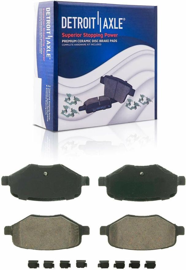 Rear Ceramic Brake Pad - P-1377 x2