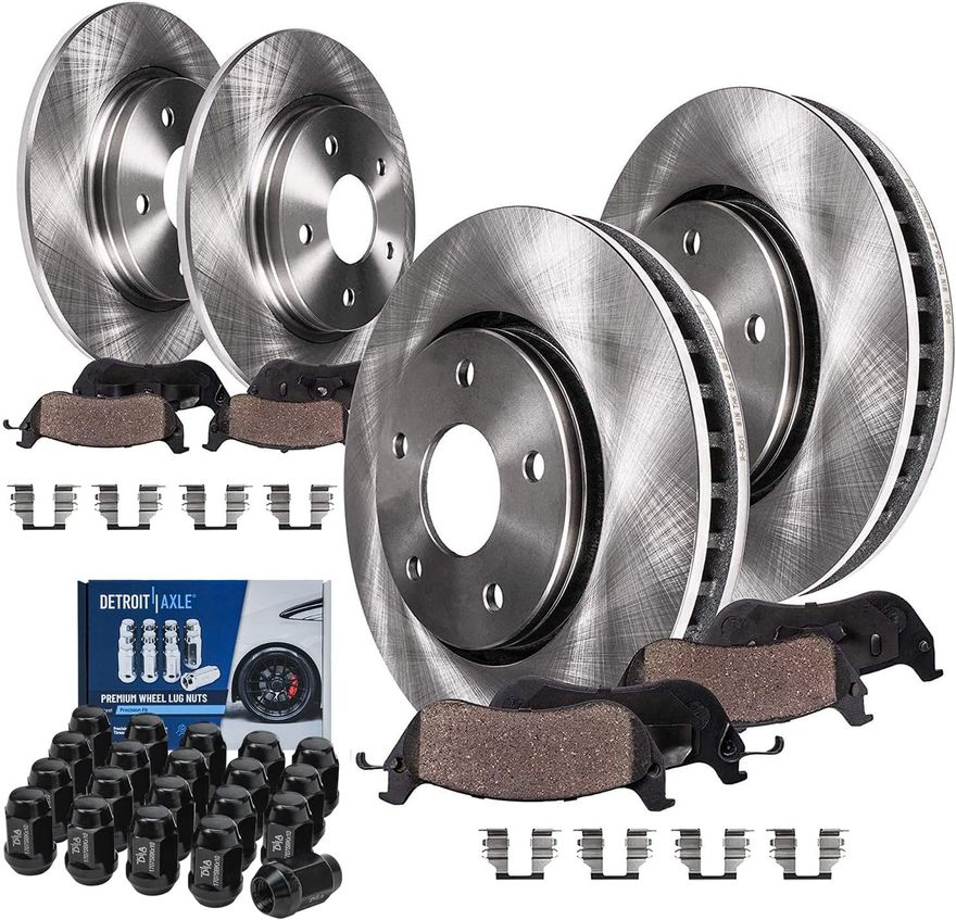 Main Image - Front Rear Rotors Brake Pads