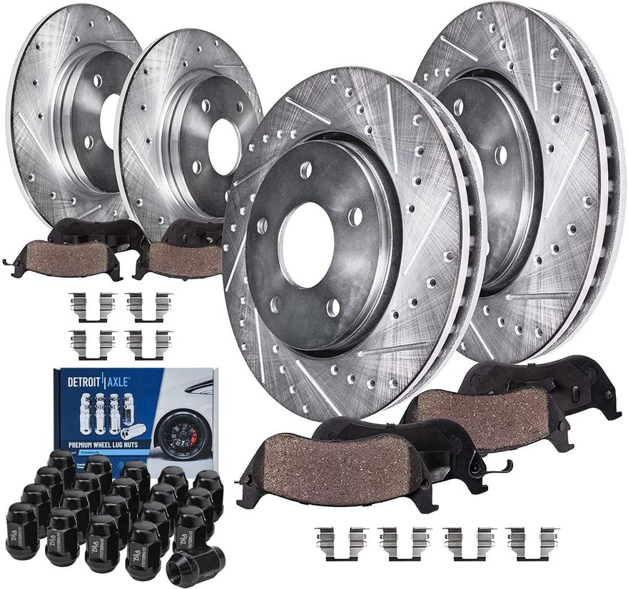 Main Image - Front Rear Rotors Brake Pads