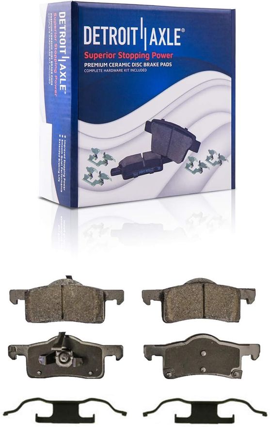 Rear Ceramic Brake Pad - P-935 x2