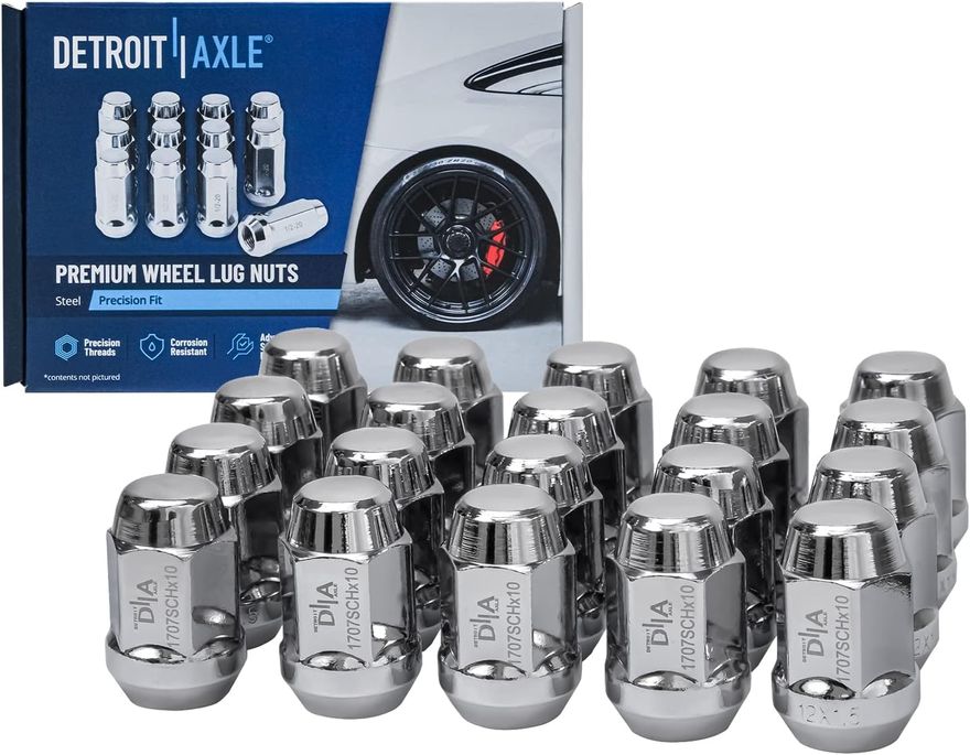 Chrome Wheel Lug Nut - 1707SCHx20