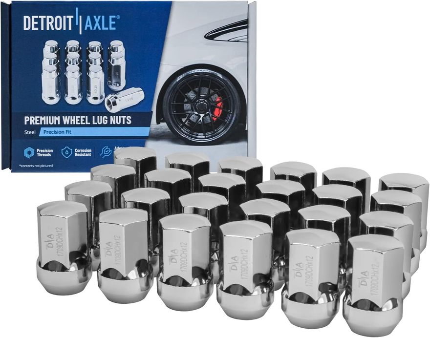 Chrome Wheel Lug Nut - 1709DCHx24