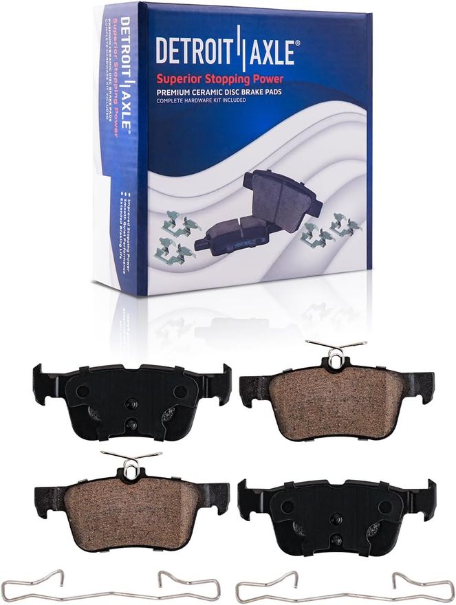 Rear Ceramic Brake Pad - P-1665 x2