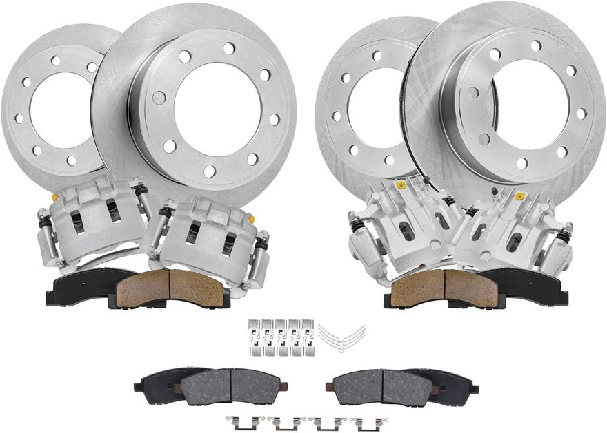 Main Image - Front Rear Disc Rotors Calipers