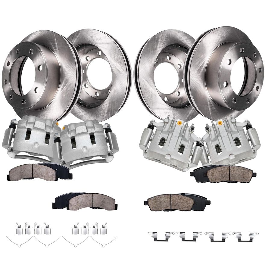 Main Image - Front Rear Disc Rotors Calipers