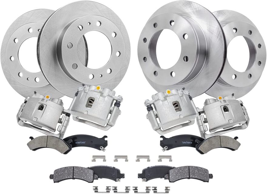 Main Image - Front Rear Rotors Calipers Pads