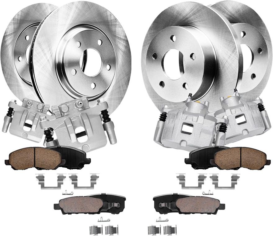 Main Image - Front Rear Rotors Brake Pads