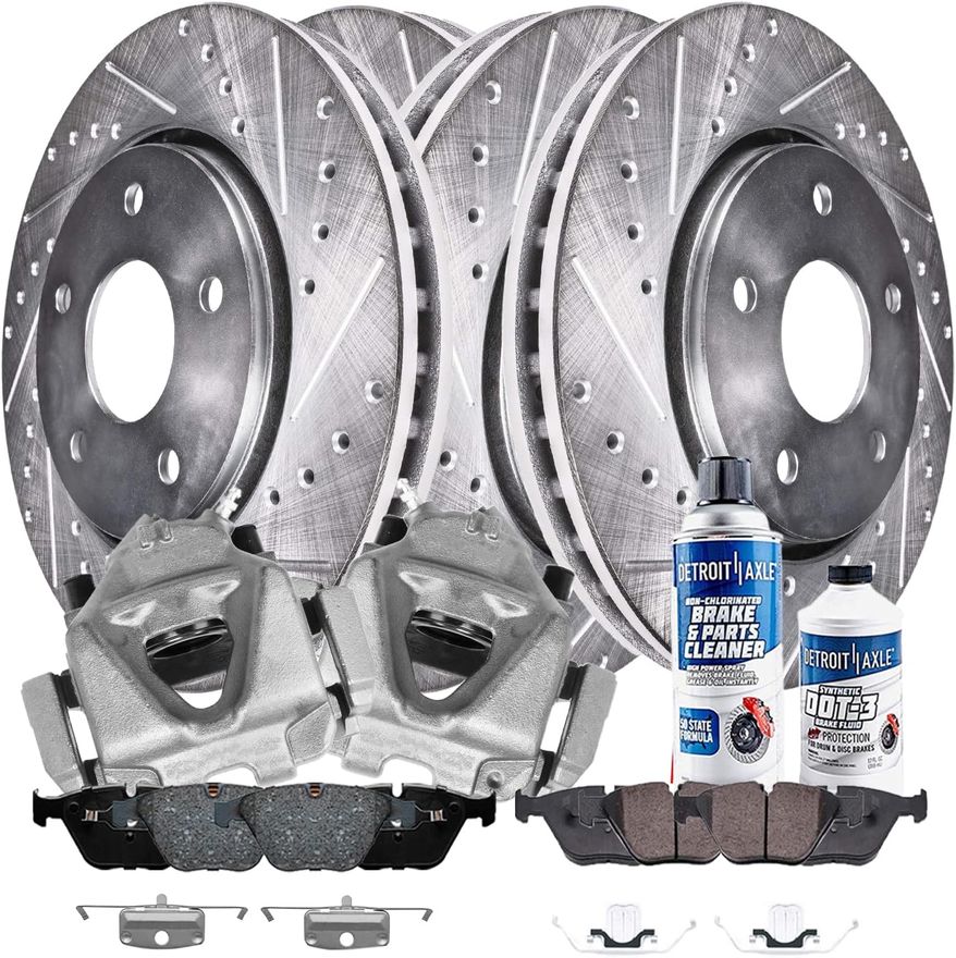 Main Image - Front Rear Rotors Brake Pads