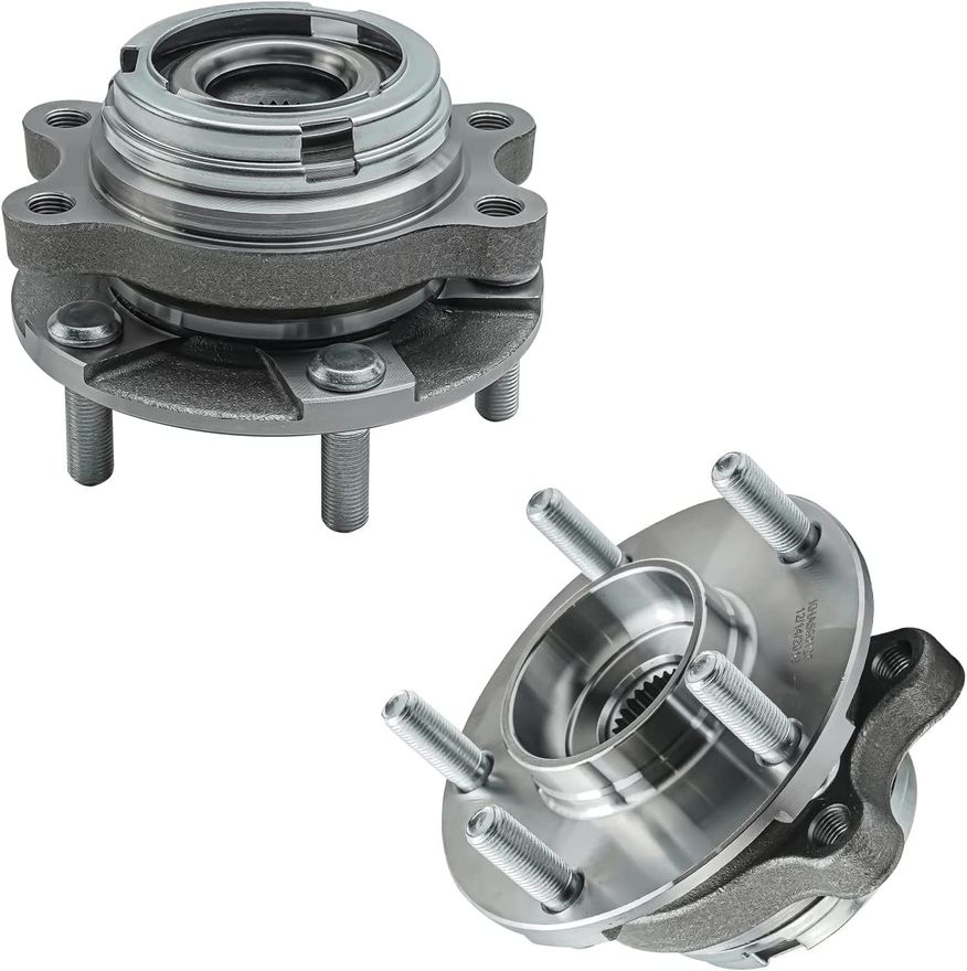 Front Wheel Hub & Bearing - HA590125 x2