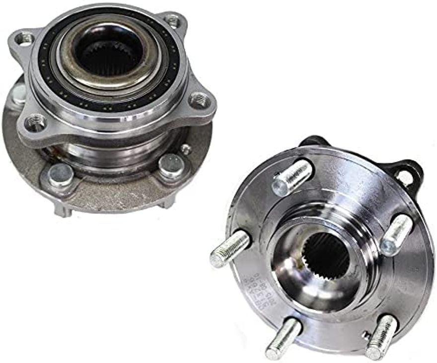 Front Wheel Hub and Bearings - 513257 x2