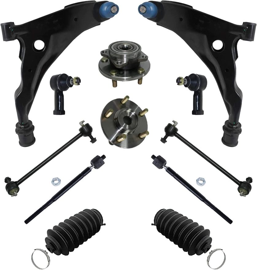 Main Image - Front Control Arms Tie Rods Hubs