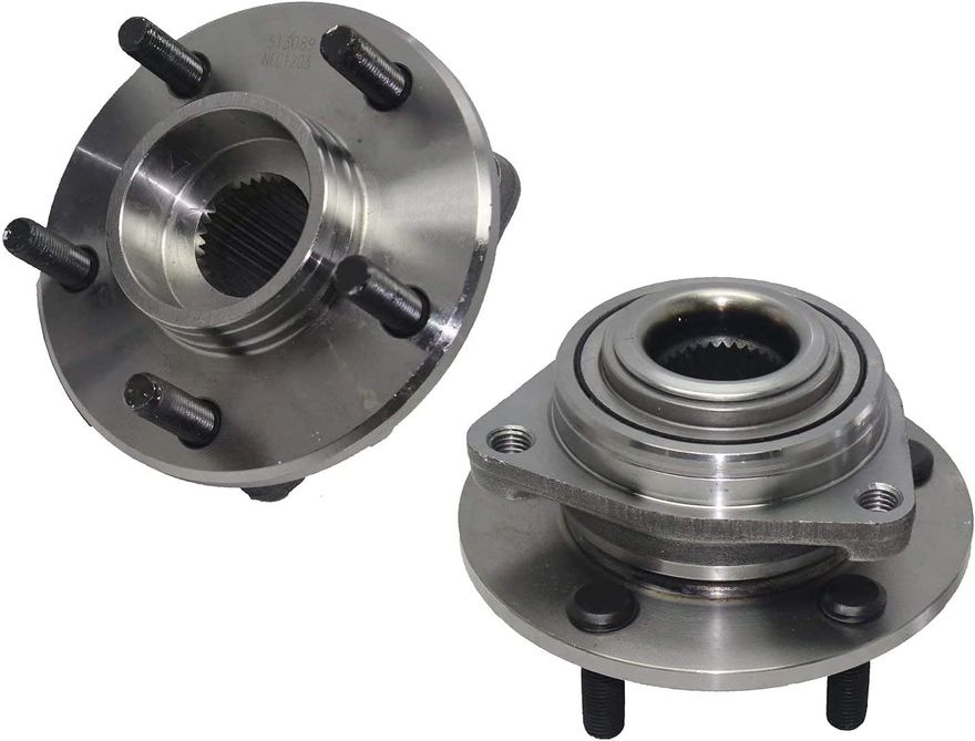 Front Wheel Hub and Bearing - 513089 x2