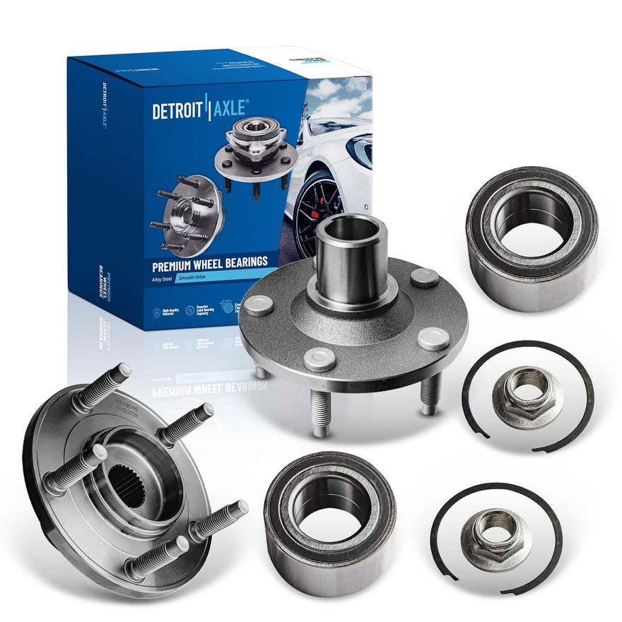 Front Wheel Hub and Bearing - 518515 x2